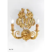 Picture Gilt bronze wall lamp