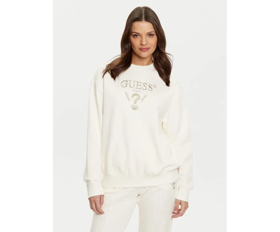 obrazek 1 Guess Bluza V5RQ12 KC3D2 Écru Regular Fit