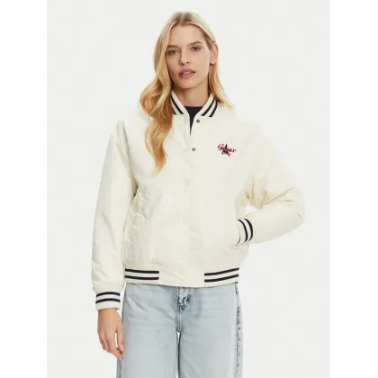 Zdjęcie Guess Jeans Kurtka bomber W5RL43 WHAA2 Beżowy Regular Fit