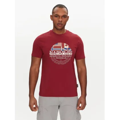 Zdjęcie Napapijri T-Shirt S-Turin NP0A4HQG Czerwony Regular Fit