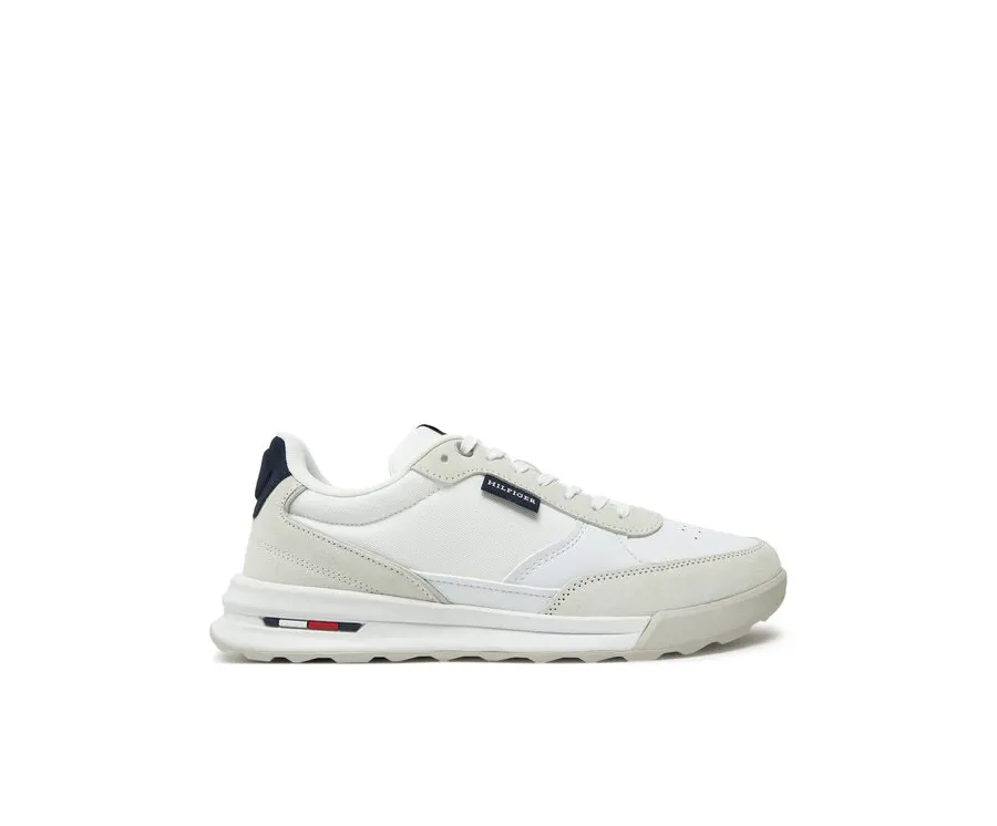 obrazek 1 Tommy Hilfiger Sneakersy Retro Runner Mix Rwb FM0FM05371 Biały