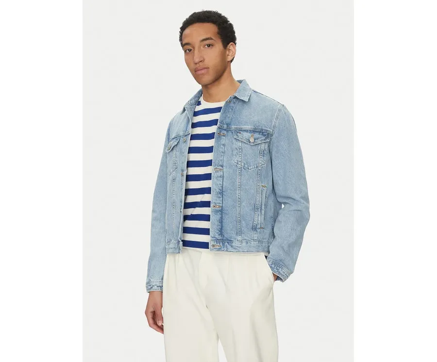 obrazek 1 Tommy Hilfiger Kurtka jeansowa MW0MW38956 Niebieski Regular Fit