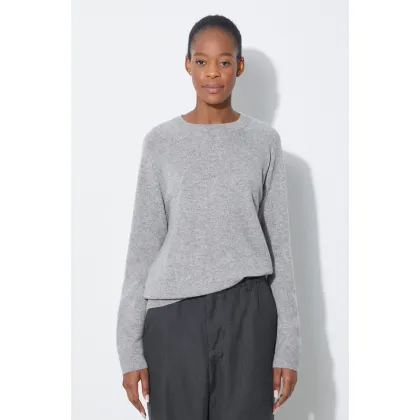 Zdjęcie Samsoe Samsoe sweter kaszmirowy Boston kolor szary lekki F15322154