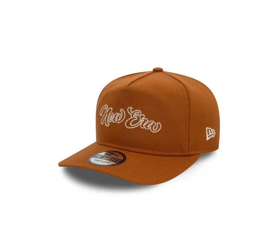 obrazek 1 New Era Czapka z daszkiem Chain Stitch Golfer 60580852 Brązowy