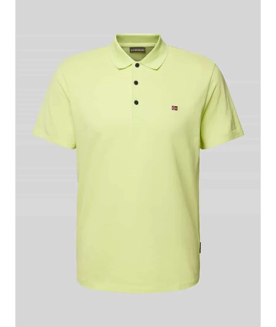 obrazek 1 Koszulka polo o kroju slim fit z wyhaftowanym logo model ‘EALIS’