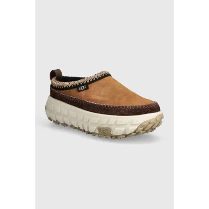 Zdjęcie UGG klapki zamszowe Venture Daze męskie kolor brązowy 1154530