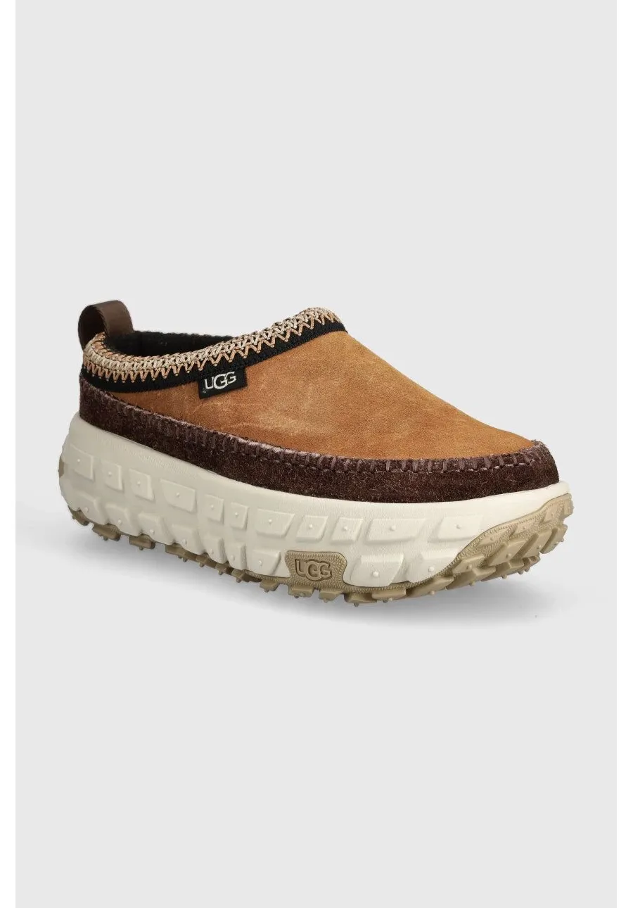 obrazek 1 UGG klapki zamszowe Venture Daze męskie kolor brązowy 1154530