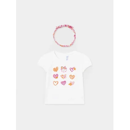 Zdjęcie Mayoral T-Shirt 1007 Biały Regular Fit