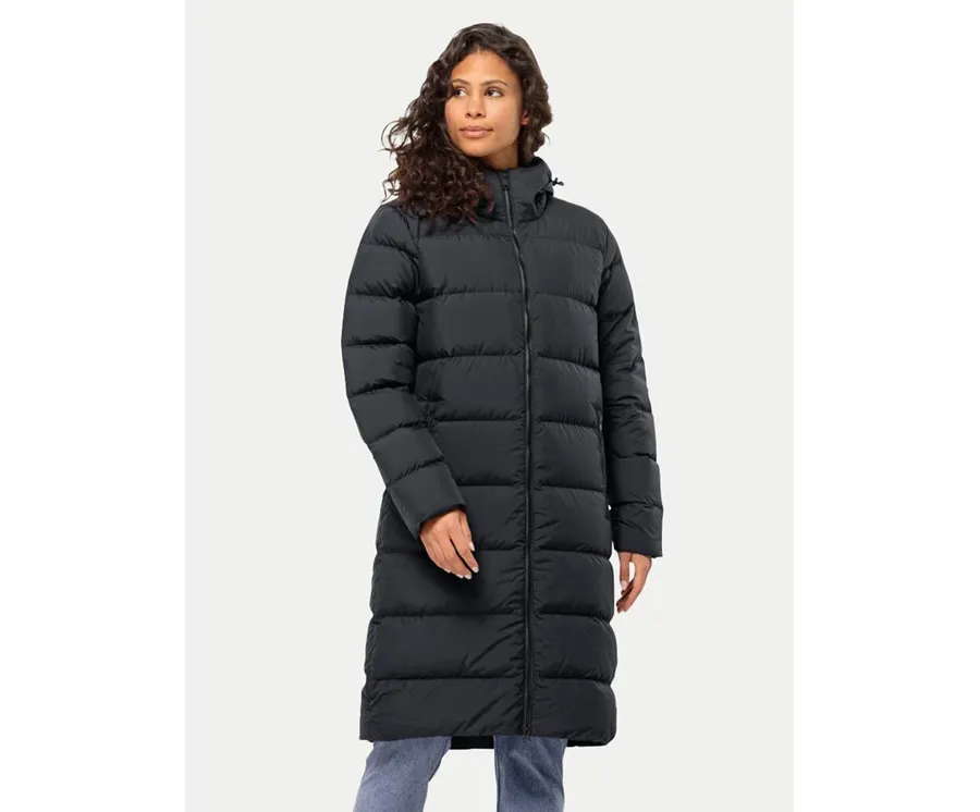 obrazek 1 Jack Wolfskin Kurtka puchowa Frozen Palace Coat 1204133 Czarny Regular Fit