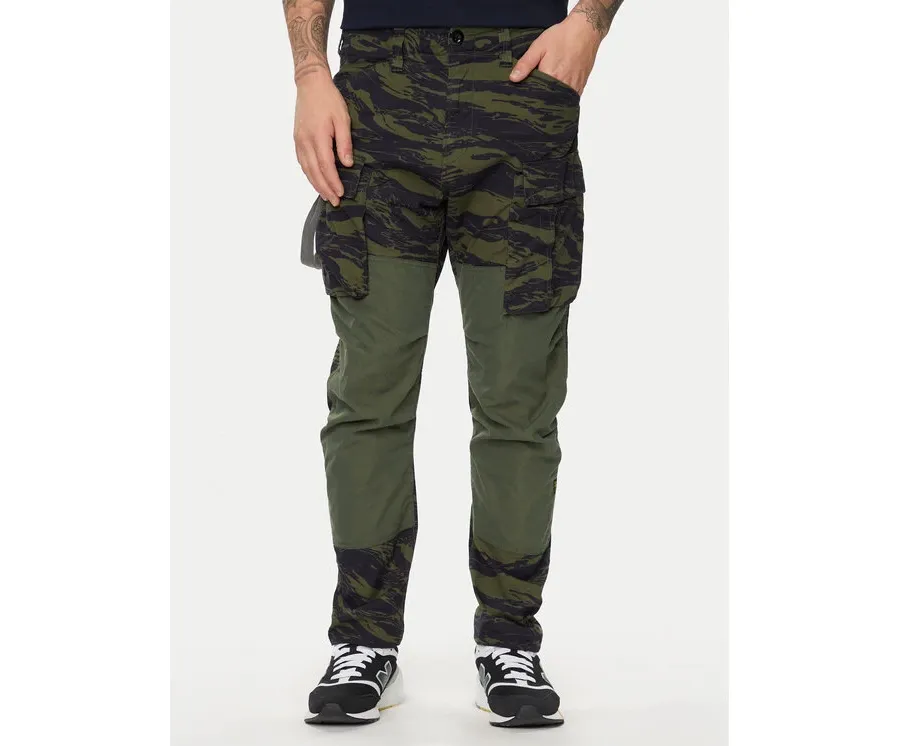 obrazek 1 G-Star Raw Spodnie materiałowe 3D Cargo 2.0 D24308-D386-G393 Zielony Tapered Fit