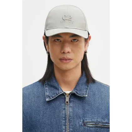 Zdjęcie C.P. Company czapka z daszkiem kolor zielony z aplikacją 18CMAC147A005904A