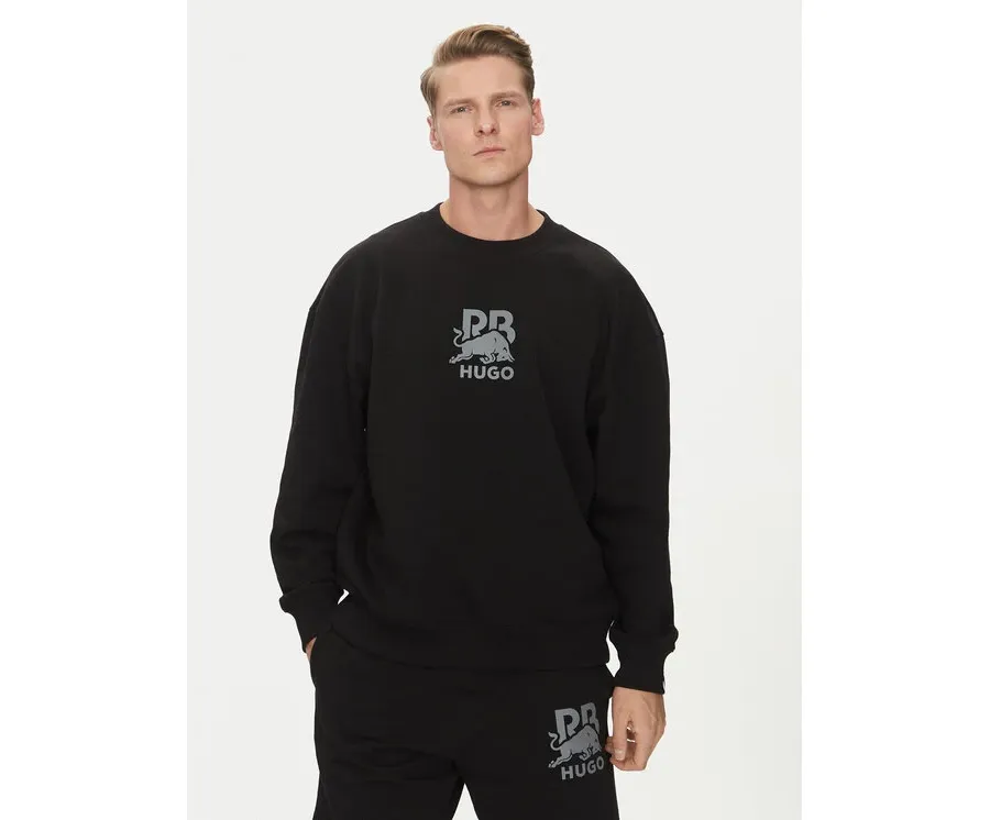 obrazek 1 HUGO Bluza Dahrain_RB 50542806 Czarny Regular Fit
