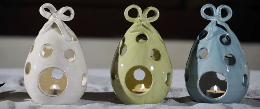 obrazek 5 Unikatowy ceramiczny świecznik w kształcie dzwonka - Virginia Casa