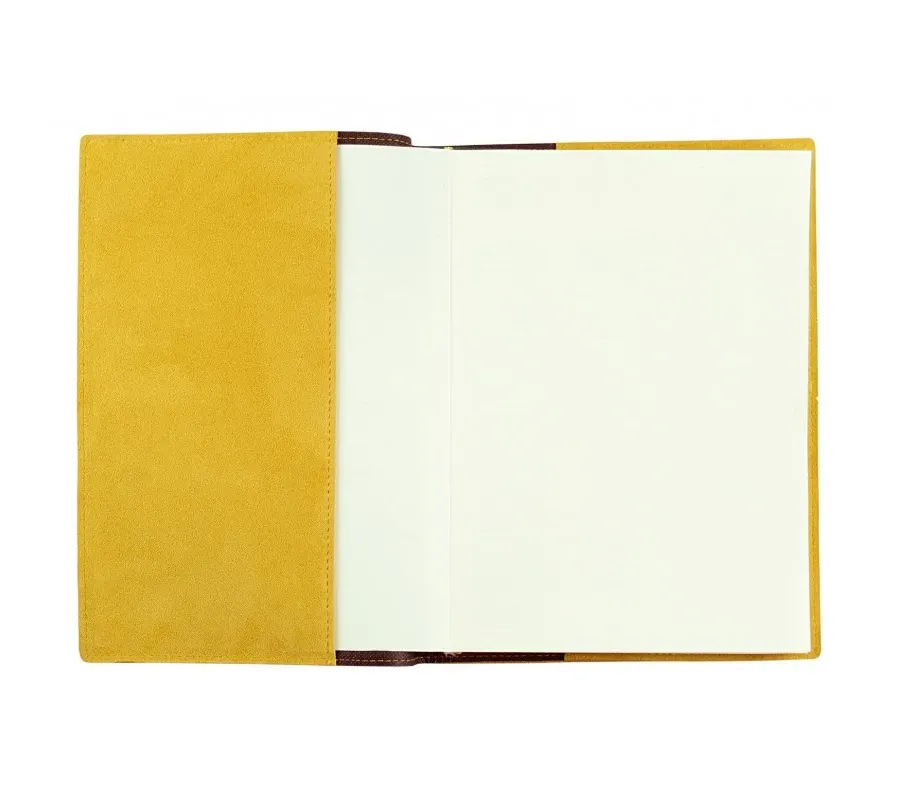 obrazek 3 Elegancki planer zamszowy wykonany we Włoszech - cm 15x21