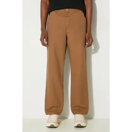 Zdjęcie Carhartt WIP spodnie bawełniane Simple Pant kolor brązowy proste I031220.HZ02