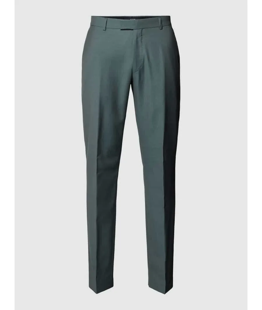 obrazek 1 Spodnie do garnituru o kroju slim fit z żywej wełny w kant model ‘Blayr’