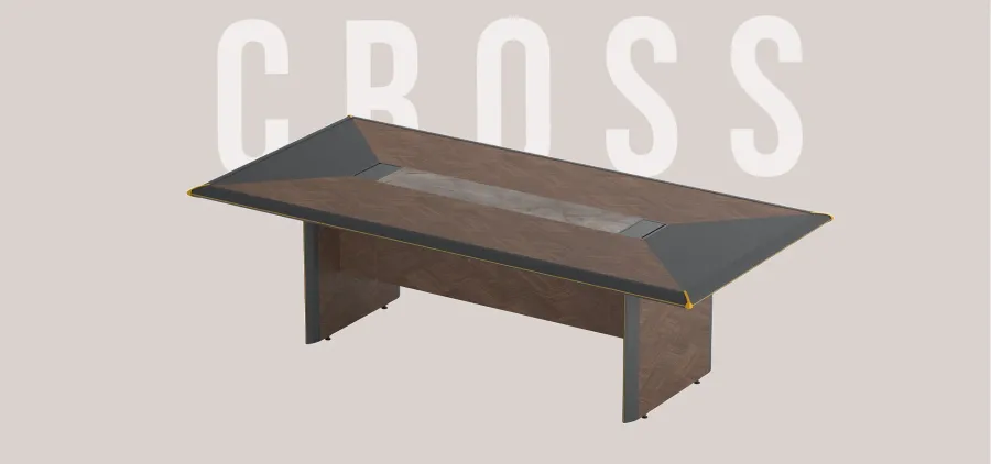 obrazek 1 Elegancki stół konferencyjny z serii Cross