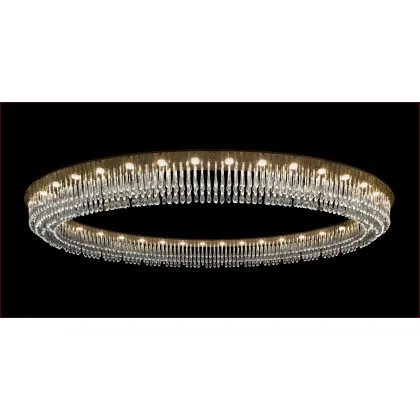 Zdjęcie Owalny żyrandol ze szkłem Murano Drops – Il Paralume Marina