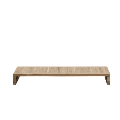 Picture A large minimalist teak tray for the garden or terrace