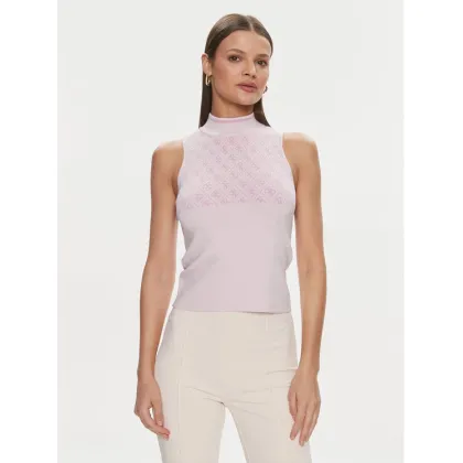 Zdjęcie Guess Sweter Lise W3YR26 Z37K0 Różowy Slim Fit