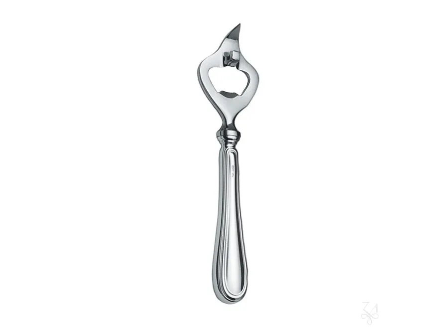 obrazek 1 Pięknie zdobiony srebrny otwieracz do butelek - Zaramella Argenti