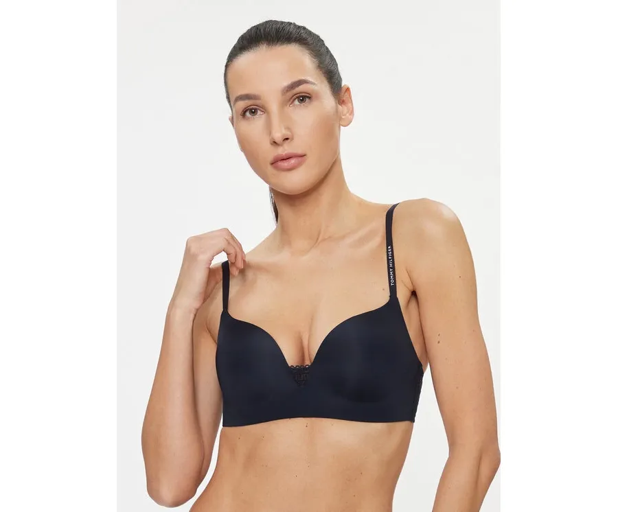 obrazek 1 Tommy Hilfiger Biustonosz push-up UW0UW02405 Granatowy