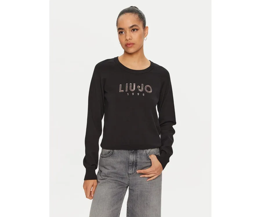 obrazek 1 Liu Jo Sport Sweter TF4286 MS63L Czarny Regular Fit