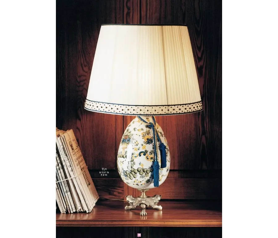 obrazek 1 Lampa „jajko” z ceramicznym i owalnym kloszem – Il Paralume Marina