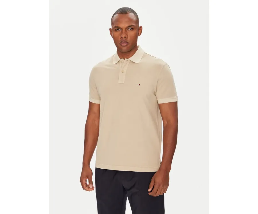 obrazek 1 Tommy Hilfiger Polo MW0MW34757 Beżowy Regular Fit