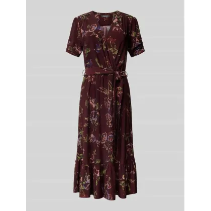 Zdjęcie LAUREN RALPH LAUREN Sukienka codzienna 250951435001 Bordowy Regular Fit