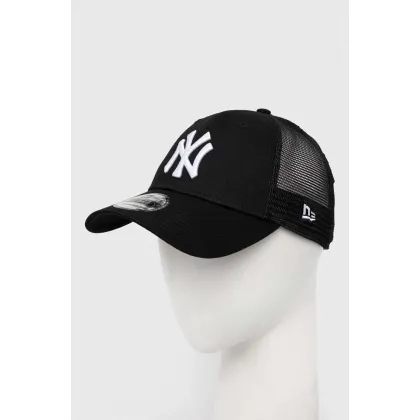 Zdjęcie New Era czapka z daszkiem kolor czarny z aplikacją NEW YORK YANKEES