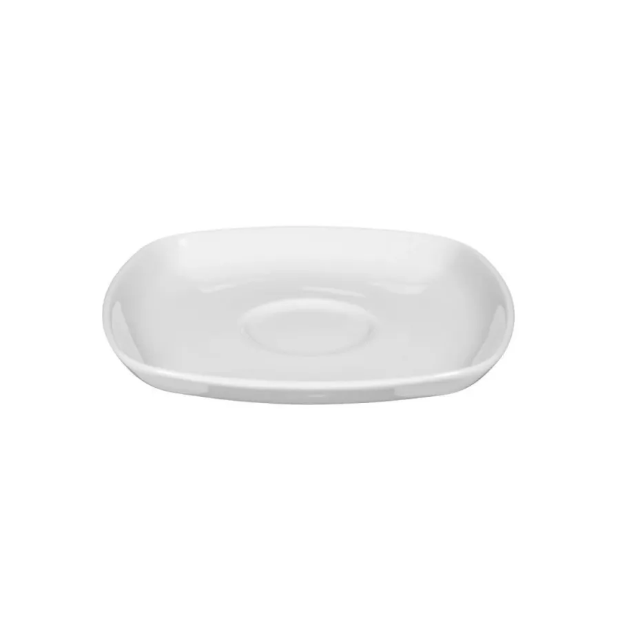 obrazek 3 Kwadratowy porcelanowy spodek do filiżanki espresso - Seltmann Weiden