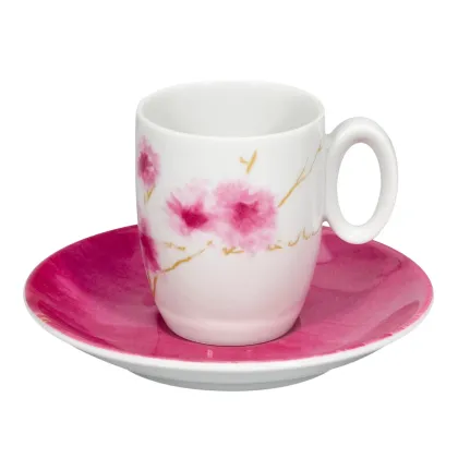 Picture Porcelain cup and saucer from the Arigato collection created by Rosa Bartolomeus - Vista Alegre