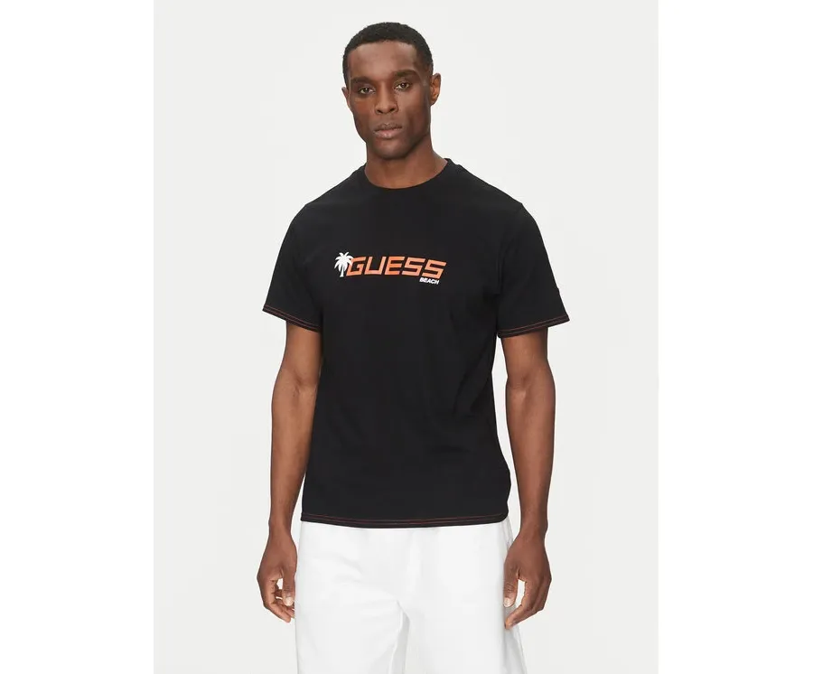 obrazek 1 Guess T-Shirt F5GI06 I3Z14 Czarny Regular Fit