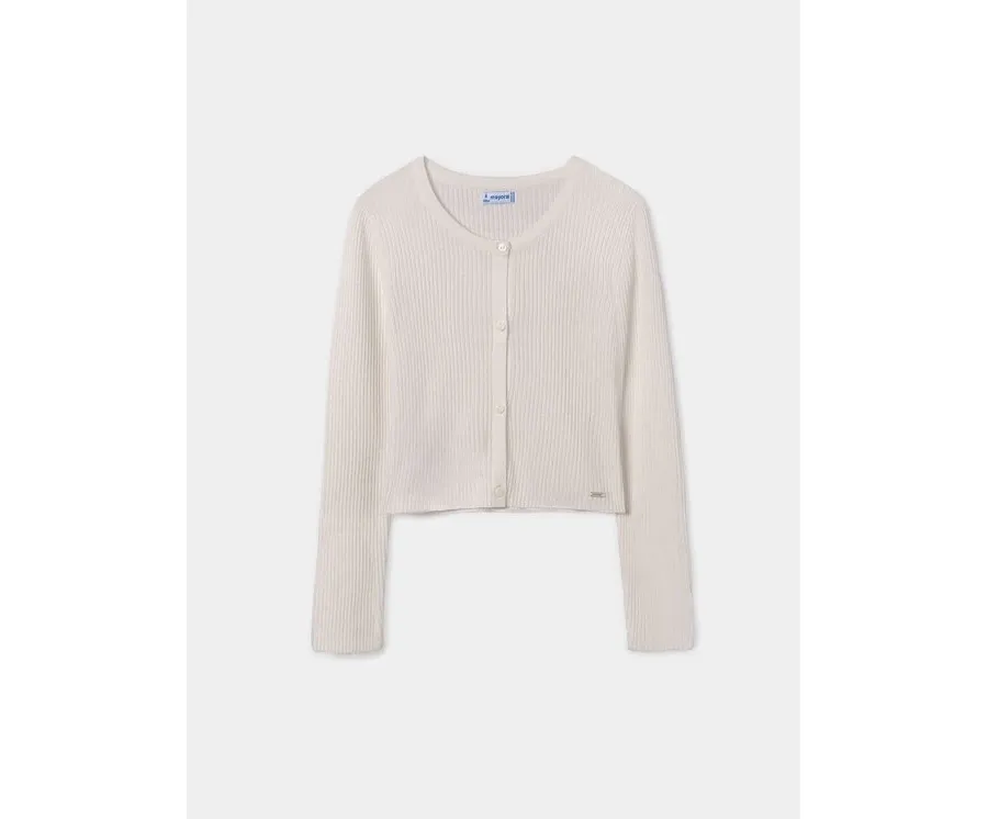 obrazek 1 Mayoral Kardigan 6338 Écru Regular Fit