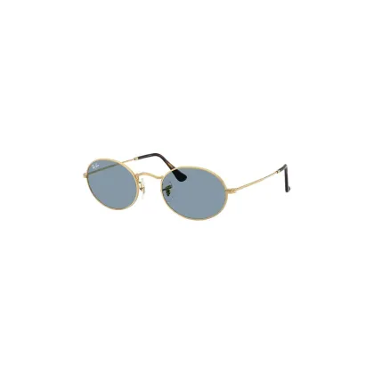 Zdjęcie Ray-Ban okulary przeciwsłoneczne OVAL kolor złoty 0RB3547