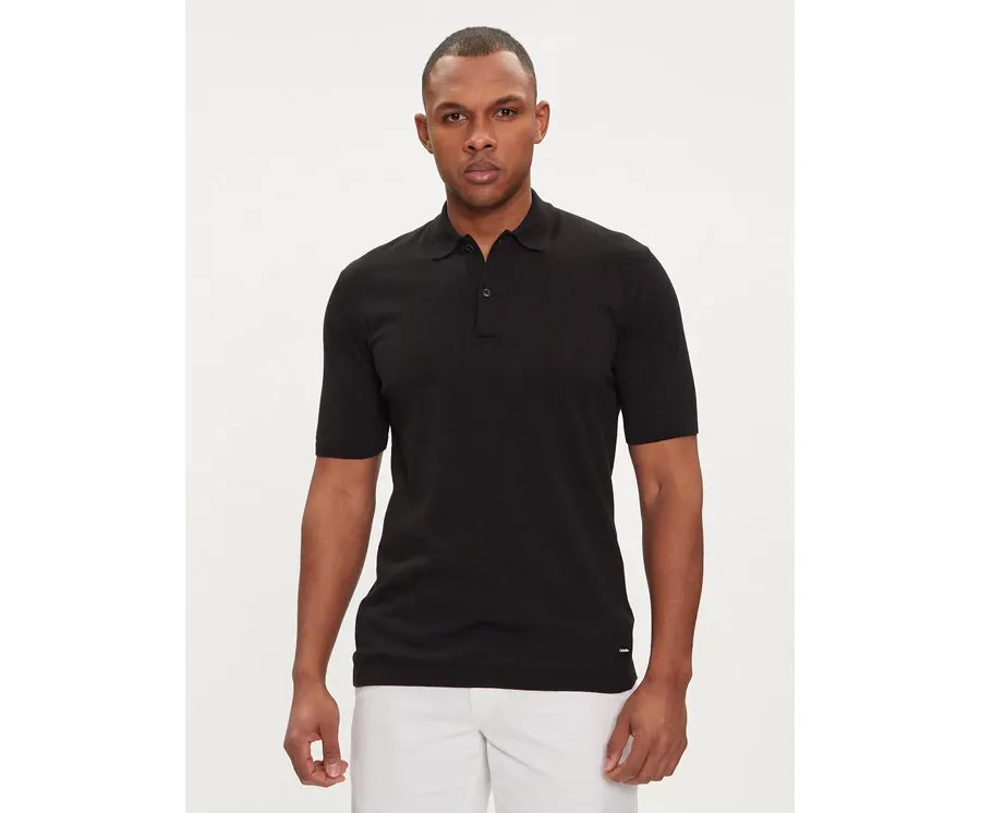 obrazek 1 Calvin Klein Polo K10K113053 Czarny Regular Fit