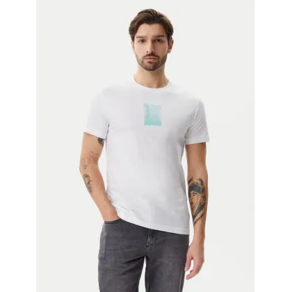 Zdjęcie Calvin Klein Jeans T-Shirt Brush Stroke J30J327522 Biały Regular Fit