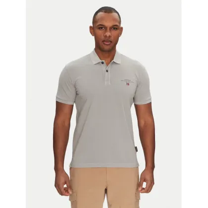 Zdjęcie Napapijri Polo Elbas NP0A4GDL Szary Regular Fit