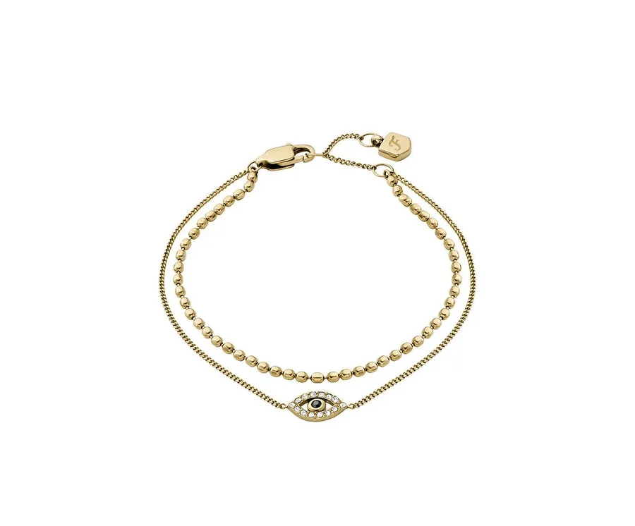 obrazek 1 Fossil Bransoletka Sutton Evil Eye JF04794710 Złoty