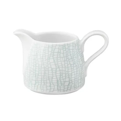 Picture Porcelain milk jug decorated with turquoise ornament - Seltmann Weiden