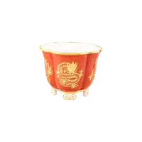 Zdjęcie Porcelanowy wazon ozdobny Enchanted Dragons Red