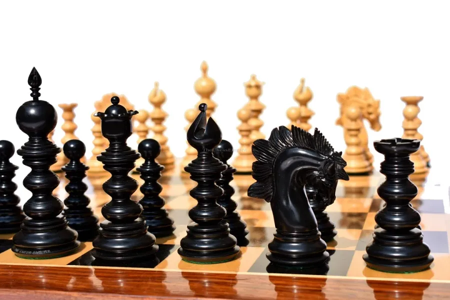 obrazek 1 Wyśmienity zestaw z matowym wykończeniem do gry w szachy - The Chess Empire