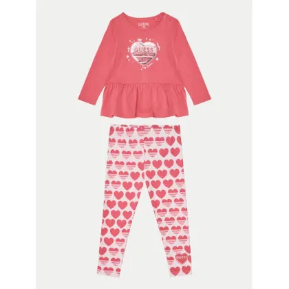Zdjęcie Guess Komplet dziecięcy A5RG05 K6YW4 Różowy Regular Fit