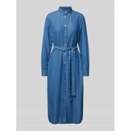 Zdjęcie Sukienka jeansowa z kołnierzykiem typu button down