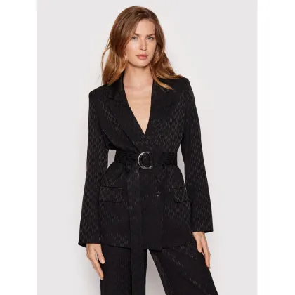 Zdjęcie KARL LAGERFELD Marynarka Monogram 221W1405 Czarny Regular Fit