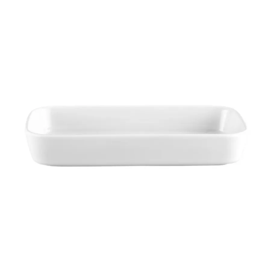 obrazek 1 Stylowa biała prostokątna miska z porcelany 23x11x4 cm - Seltmann Weiden