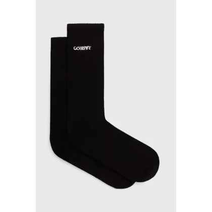 Zdjęcie Marcelo Burlon skarpetki Manifesto Logo Shorts Socks męskie kolor czarny CMRA015S24KNI0021001