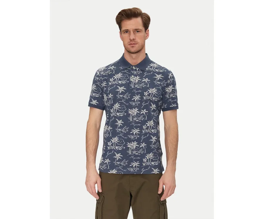 obrazek 1 Gant Polo 2014058 Granatowy Regular Fit