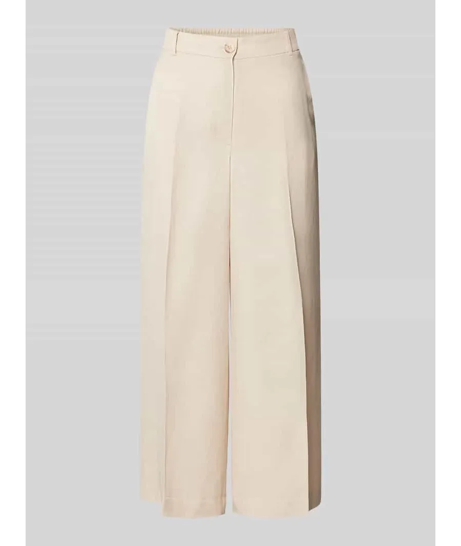 obrazek 1 Kuloty o kroju regular fit w kant